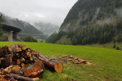 Blick auf die Brenner-Autobahn